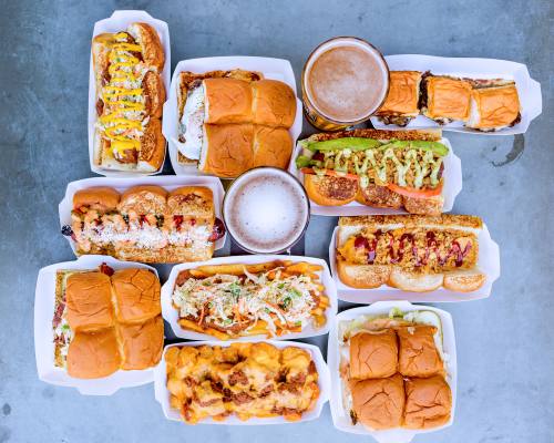 Dog Haus Biergarten Richardson serves craft-casual, gourmet hot dogs among other items.