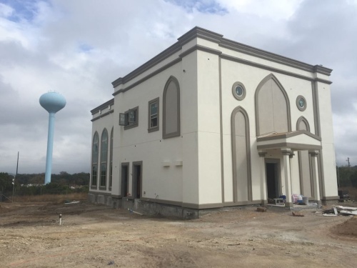 The new building that houses the Islamic Center of Lake Travis is located at 4701 Doss Road, Austin.