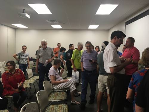 North Austin Civic Association members attended a meeting Thursday evening about public safety, health and wellness in their community.