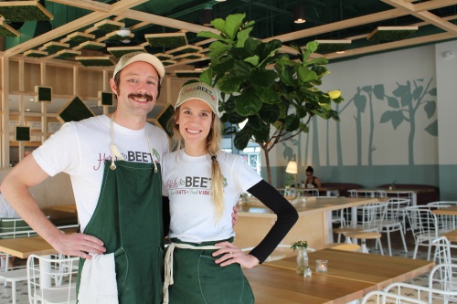 E'leece Miner and her fiance Josh Lorey opened Herb & Beet on Sawdust Road