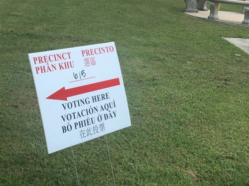 Voting took place Aug. 25 in the Harris County bond referendum for flood prevention projects.