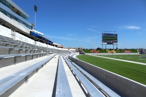 The McKinney ISD stadium will hold 12,000 seats.