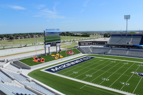 The first game at the new MISD Stadium was held Aug. 30.