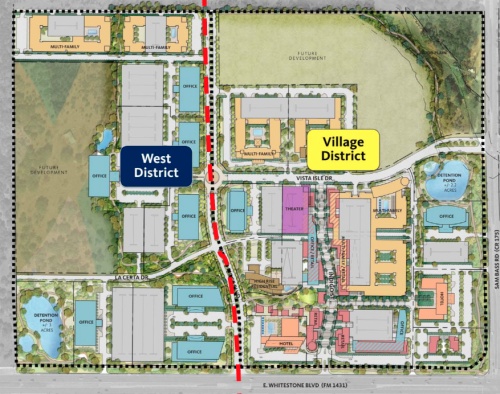 Indigo Ridge North could bring retail, office and restaurants to the eastern side of the Cedar Park. 