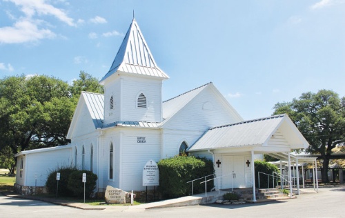 Spicewood Baptist Church has stood for 110 years, and locals used to gather at the site to worship before there was a structure.