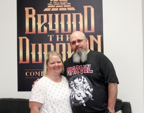 Amber and Jesse Smith opened Beyond the Dungeon in August 2017.
