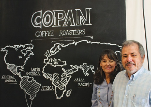 Owners Sheri and Walter Dunaway started Copan Coffee Roasters as a coffee farm in Honduras 35 years ago. In 2002, the couple opened a coffee roasting facility in Tomball.