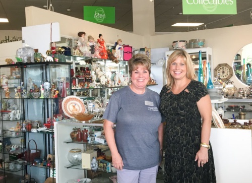 Debbie Flint (left) is the store manager of Something Special, while Sarah Raleigh (right) serves as the president and CEO of MCWC. 