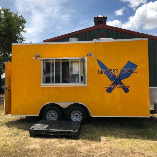 Last Stand Brewing Company began offering food out of its own on-site food trailer this summer.