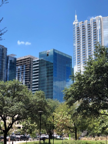 Third and Shoal, a new 29-story, Class A office building in downtown Austin, will open in spring 2019.