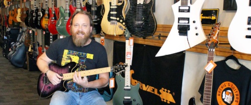 Owner Jason Underwood opened Archieu2019s Guitars in 2016 after leaving his career in information technology.