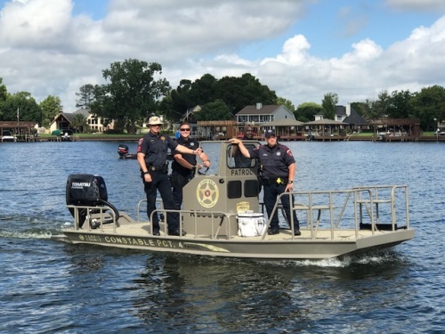 Harris County Precinct 4 constable's office completed its  training and certification in patrol boats last week.  