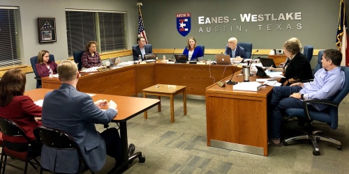The Eanes ISD board of trustees and Associate Superintendent Todd Washburn and Executive Director of Special Education Molly May discussed possible new special education initiatives at Tuesday's meeting. 