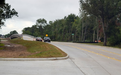 Cane Island Parkway extension project is nearly finished. 