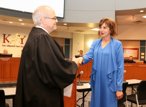 Dawn Champagne was sworn into office on May 26 for her first term. 