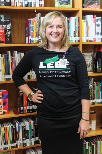 Kristen Huguley started in her new role as the Leander ISD Educational Excellence Foundationu2019s executive director nin July.
