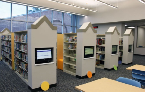 The Lower School Library made its debut this year at The John Cooper School in The Woodlands. 