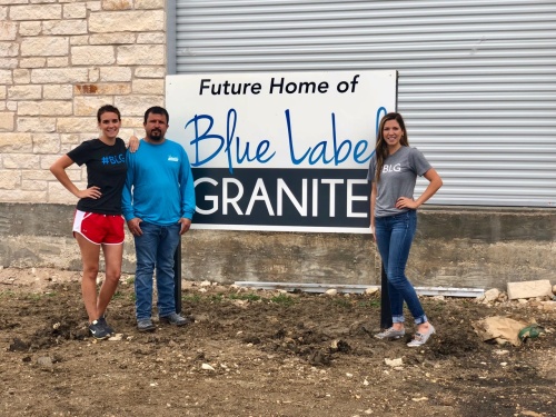 Blue Label Granite has moved from Del Valle to Buda.