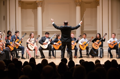 Orpheus Academy of Music students recently performed at Carnegie Hall.