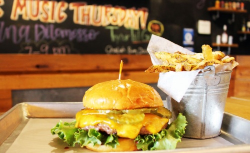 The Shady's Burger adds no frills to the American classic.