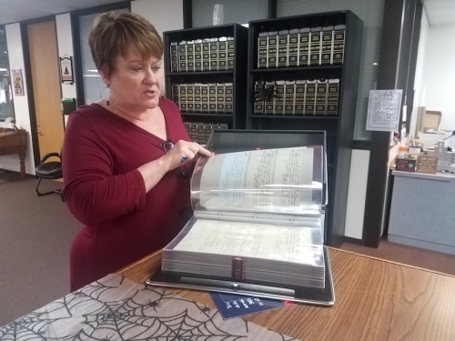 Comal County Clerk Bobbie Koepp is leading the effort to preserve the county's historical documents in fire and flood resistant containers.