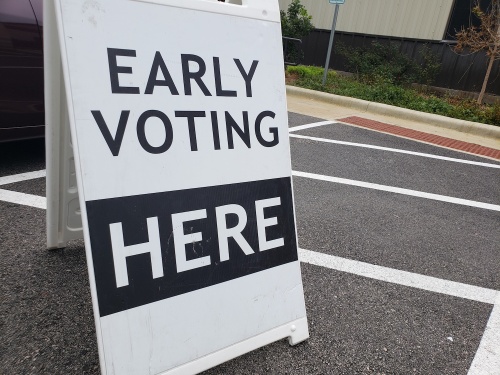 Early voting runs from Oct. 22-Nov 2. Election day is Nov. 6.
