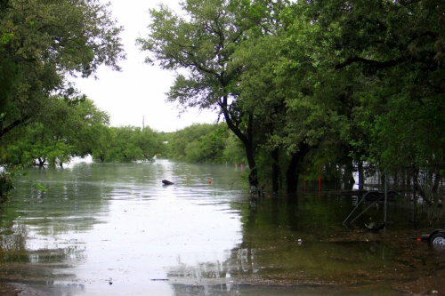 Flooding has made it necessary for Austin and some surrounding communities to enforce water-conservation measures.