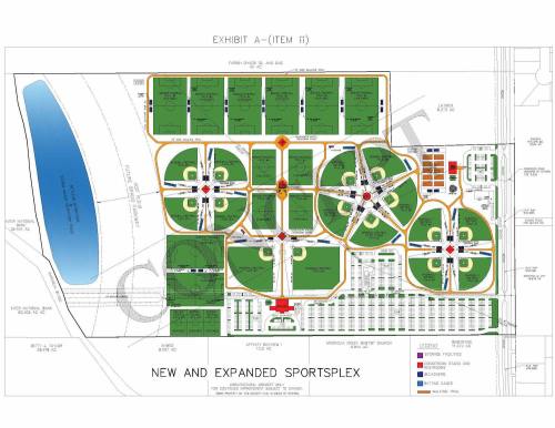 The new sportsplex will be bigger than the existing one.
