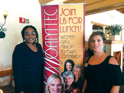 Mercy House, led by Mercy Richard (left), was selected as the nonprofit of choice by the organization Women on a Mission to Earn Commission this year. 