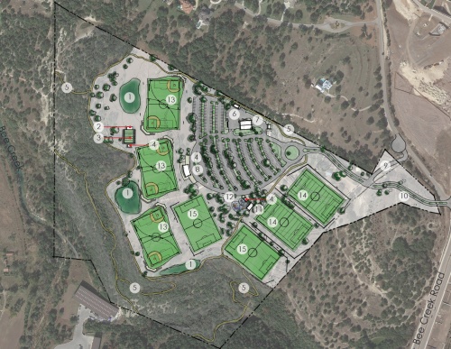 Travis County commissioners approved the concept plan of the Bee Creek Sports Complex on Nov. 13.