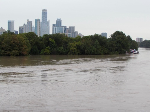 Lake Austin flooded and carried extraordinary high levels of sediment during October's historic rainfall. 