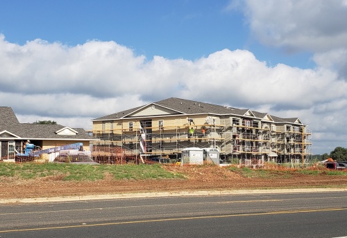 The Carroll at Rivery Ranch, under construction on Wolf Ranch Parkway in Georgetown, is expected to open in 2019. 