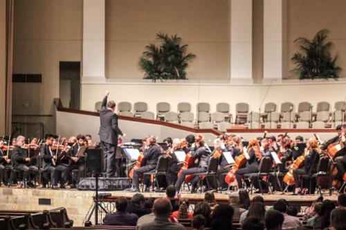 The Woodlands Symphony Orchestra and Woodlands Area Youth Symphony play u201cFirebird and Final Fantasyu201d together.  