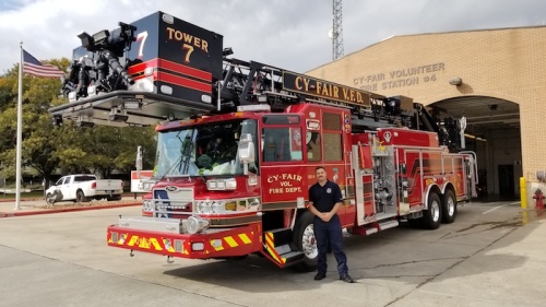 The Cy-Fair Volunteer Fire Department will soon be working from a new Station No. 5 after the existing station was damaged during Hurricane Harvey.