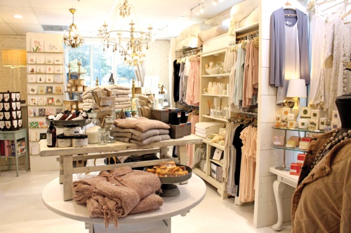 Lillian Welch carries a variety of products, such as linens, bath products and clothes.