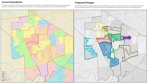 One of the proposed Fort Bend ISD Elementary 51 boundary options.