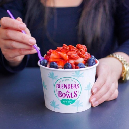 Blenders and Bowls is now open inside Wanderlust Yoga at The Domain.