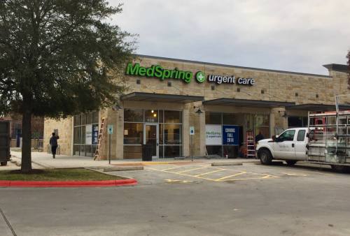 Medspring Urgent Care opened in Buda.