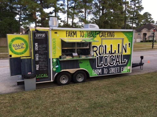 Rollin' Local food truck serves up fresh meals made with local ingredients. 
