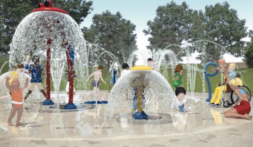 Buda officials say the Green Meadows Splash Pad will open in March.