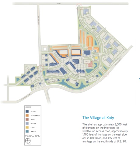Construction on the Village at Katy development is expected to begin the second week in December.