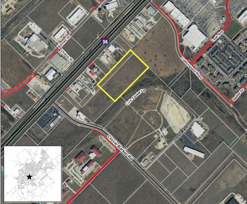 San Germaine, LLC, is proposing the development of Villas Del San Xavier Senior Community, located at 2621 S. I-35. 