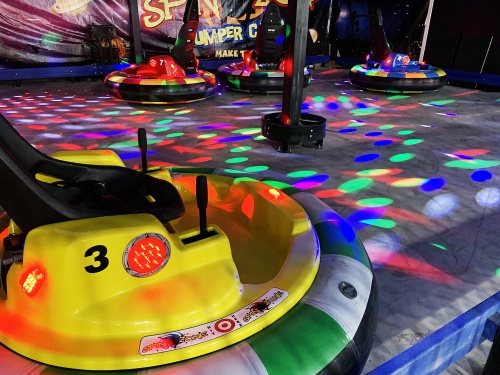 Pinballz Arcade completed an expansion of its Lake Creek location with bumper cars and laser tag.