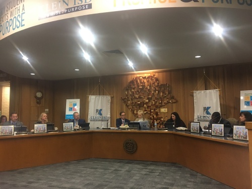 The Klein ISD board of trustees discusses updates to the Community Conversations series, the new Klein Leadership Coalition and the possibility of a tax ratification election at the Jan. 14 meeting.