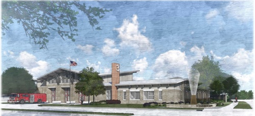 Fire department personnel will move into the new station in March 2020.