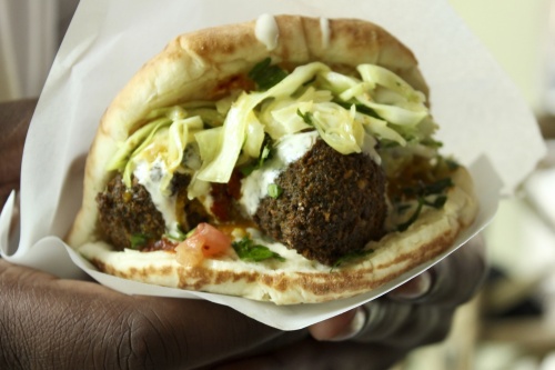 TLV, which serves Israeli street food, will open at Fareground in early March.