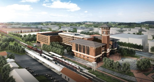The Dallas Road corridor will be redeveloped as the Grapevine Main station is developed.