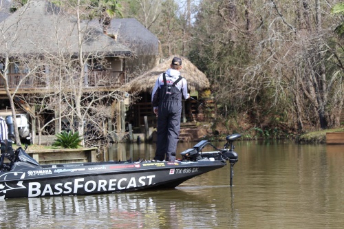 Professional angler Alton Jones Jr. of Waco, Texas, is competing in the Major League Fishing Bass Pro Tour on Lake Conroe from Feb. 12-17.