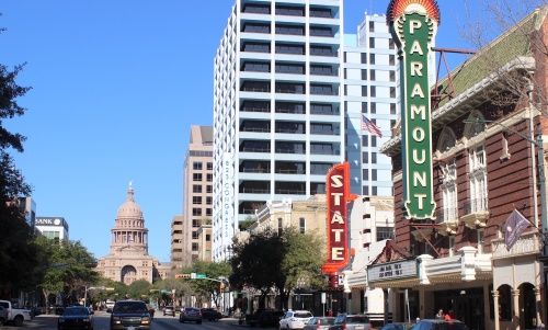 The Paramount Theatre and Stateside Theatre serve as two of the primary venues for the South by Southwest Film Festival. 