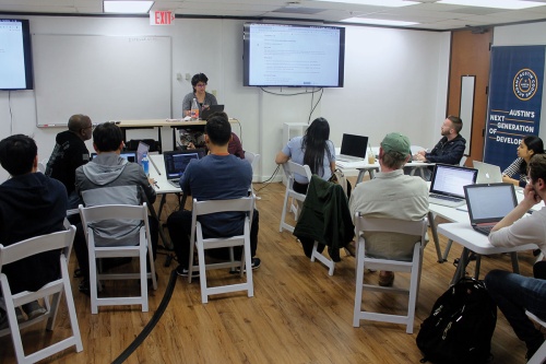 Students at Austin Coding Academy and other coding bootcamps around the city learn skills to transfer toward a career in Austinu2019s tech industry.